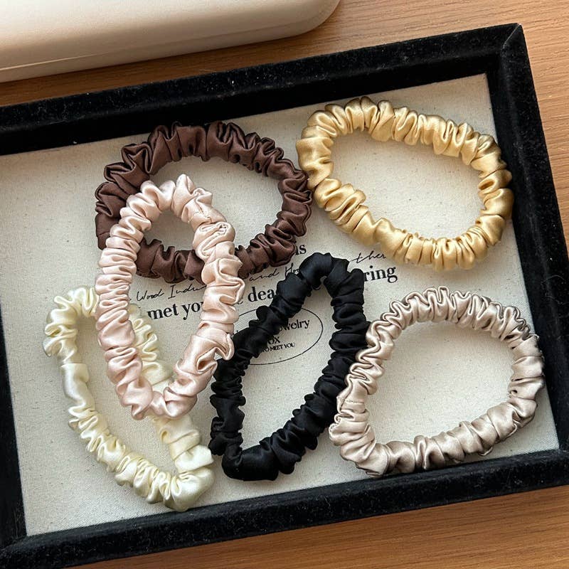 French-style fine hair rope made of mulberry silk