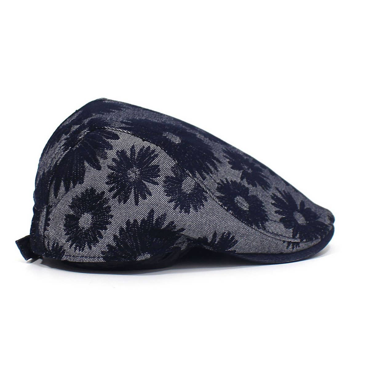 FASHION PRINT ADJUSTABLE FLORAL BERET_CWAB2917