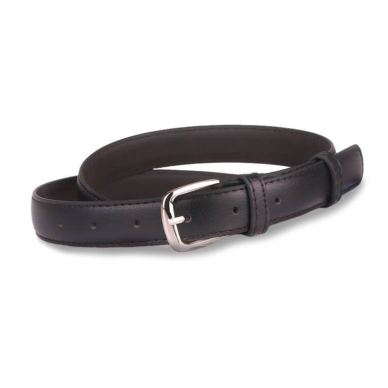 Versatile casual pink-buckle decorative belt