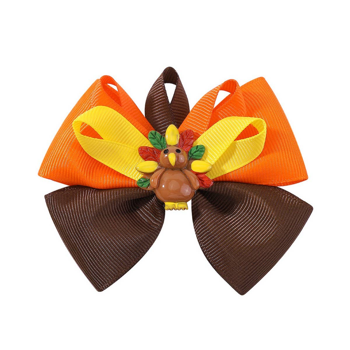 Turkey Bow Hair Clip for Kids ? Party Style