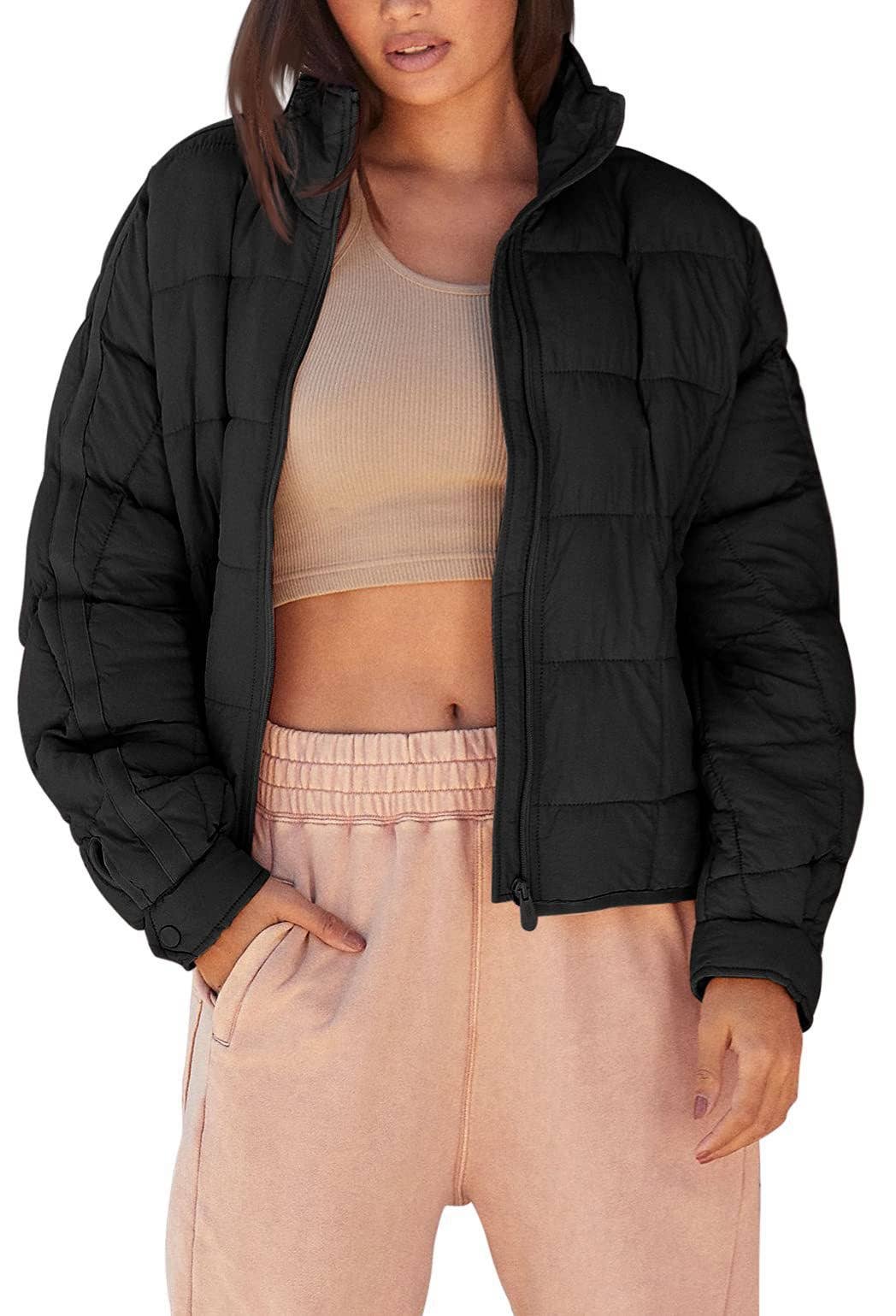 LIGHTWEIGHT ZIPPER COMPRESSIBLE SHORT DOWN JACKET