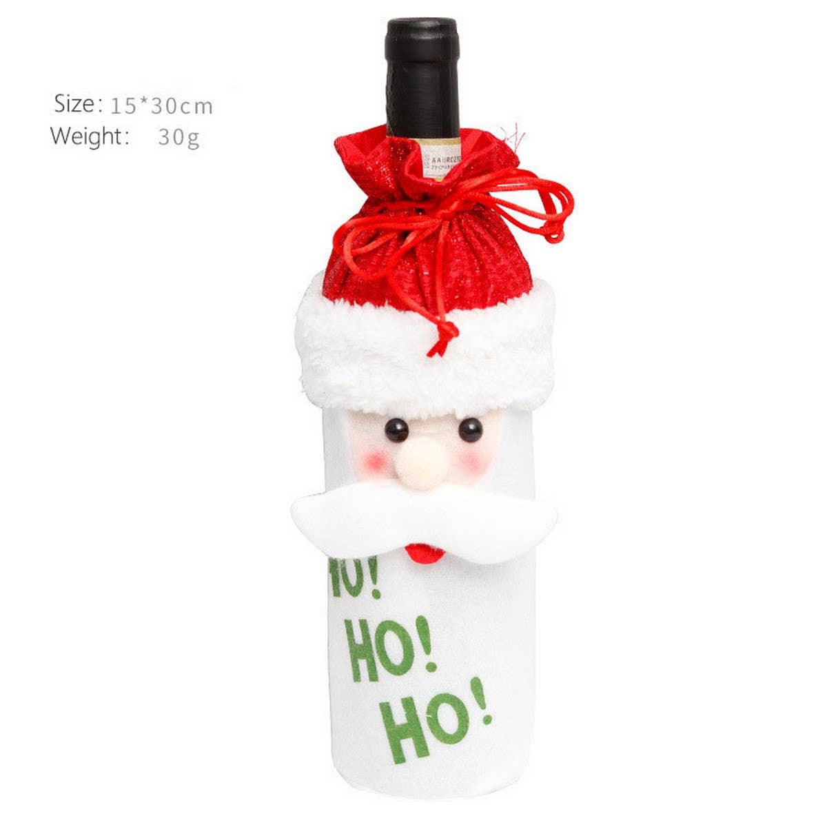 Santa Claus Wine Bottle Cover for Christmas_CWAJE05401