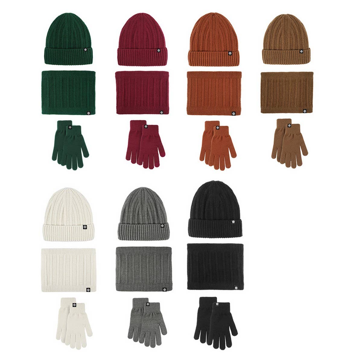 WINTER OUTDOOR WARM THICK FLEECE THREE PIECE SUIT