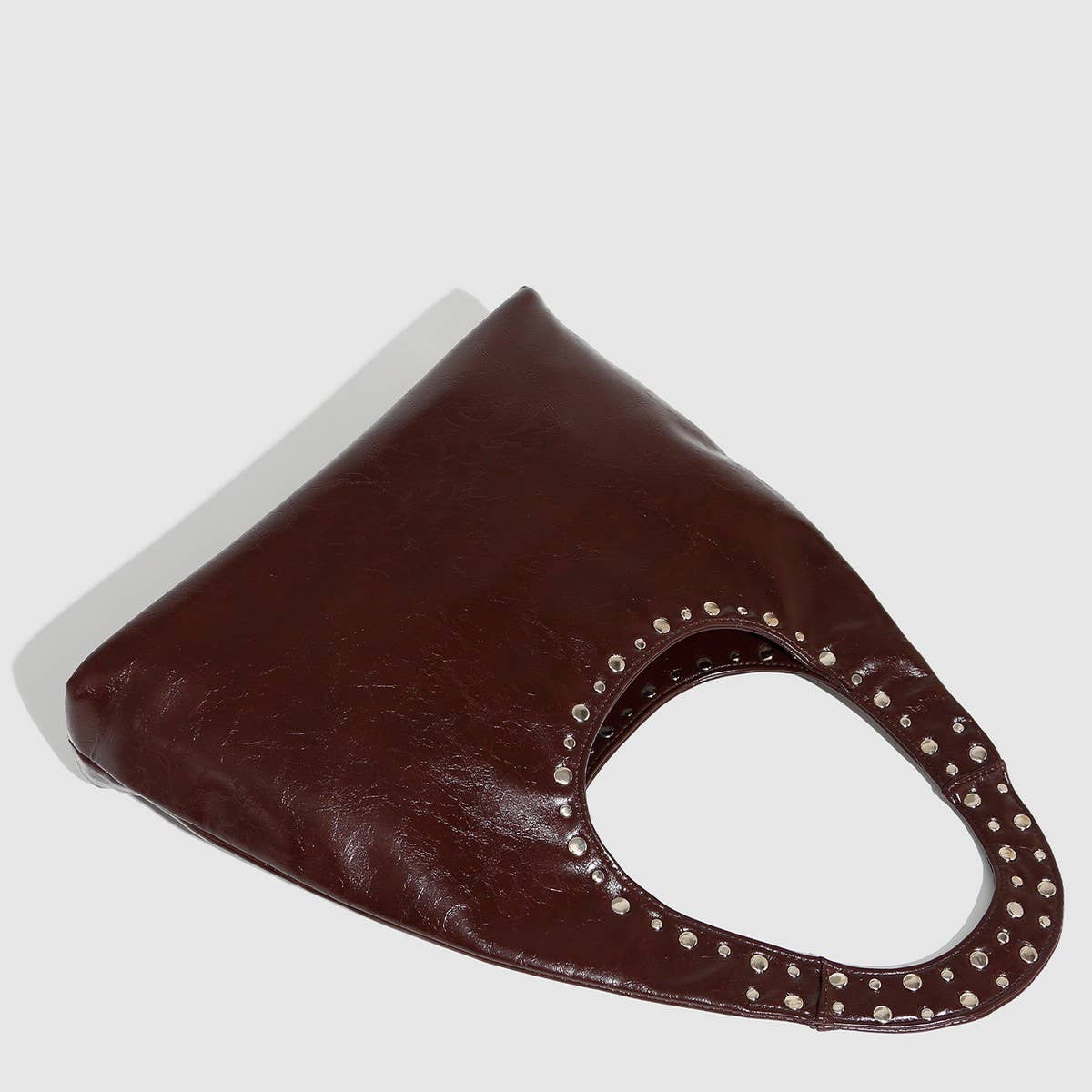 Vintage Punk Studded Large Tote Shoulder Bag_CWAB5687