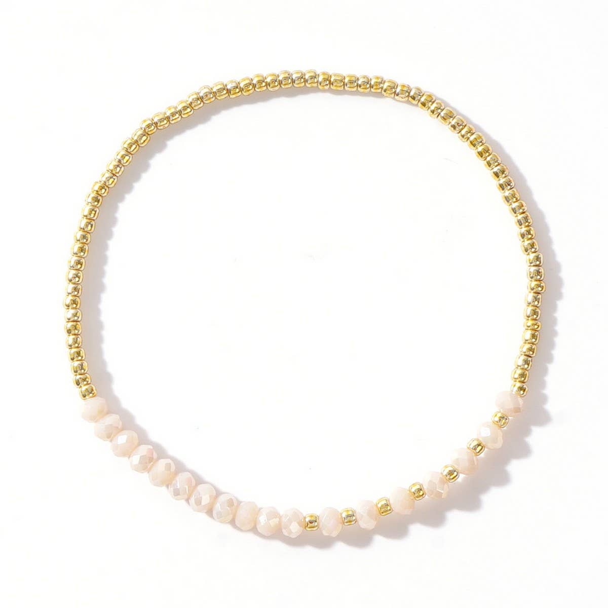 BOHEMIAN STACKED RICE BEAD BRACELET_CWMM3877