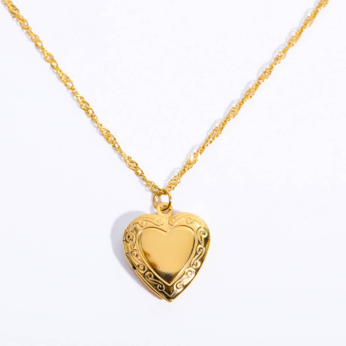 Love Photo Box Pendant Clavicle Necklace