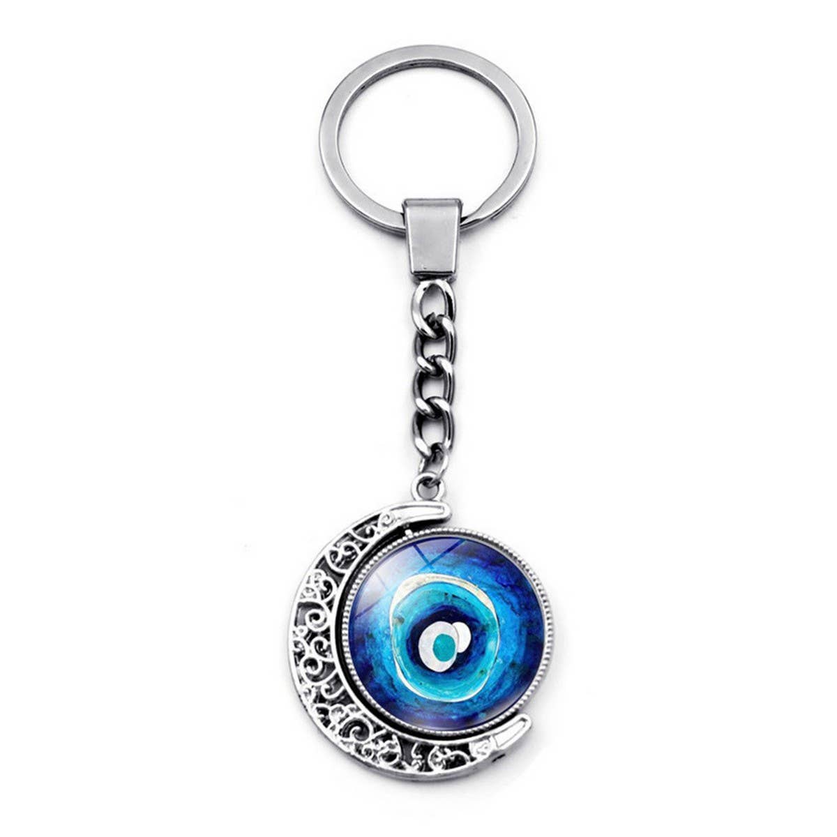DEVIL'S EYE KEYCHAIN PENDANT