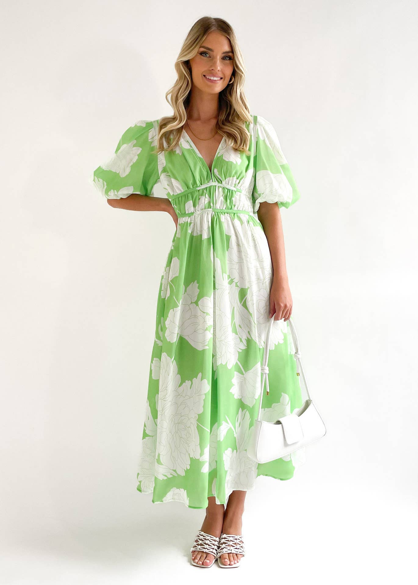 PRINTED LONG COUTURE DRESS