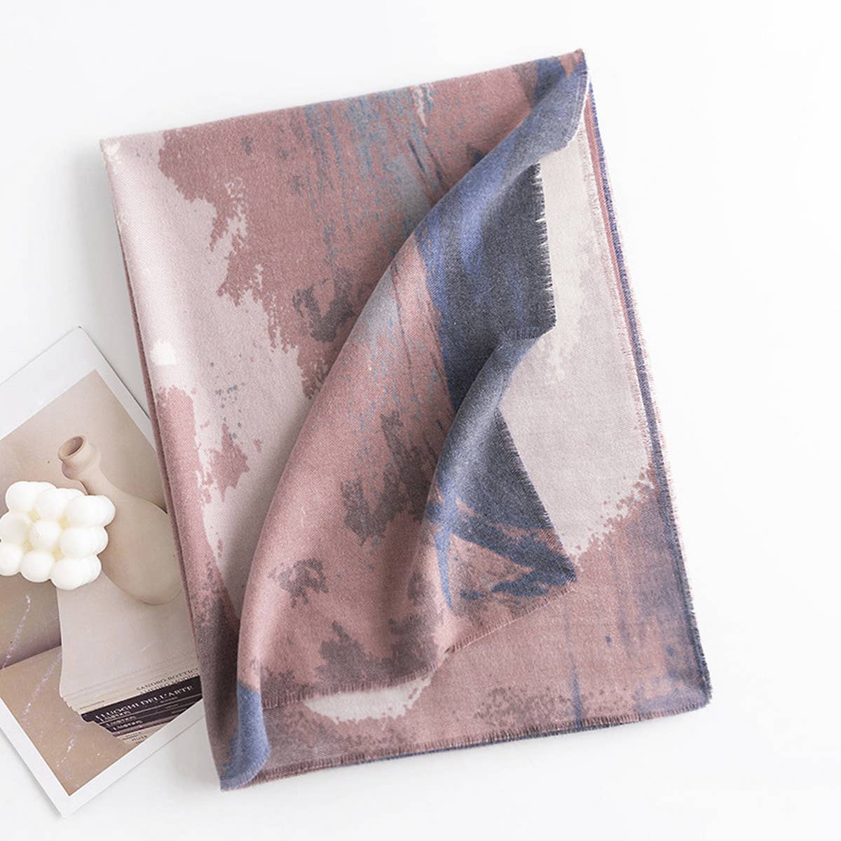 Ethnic Wave Pattern Scarf ??Soft Winter Wrap_CWASC0469