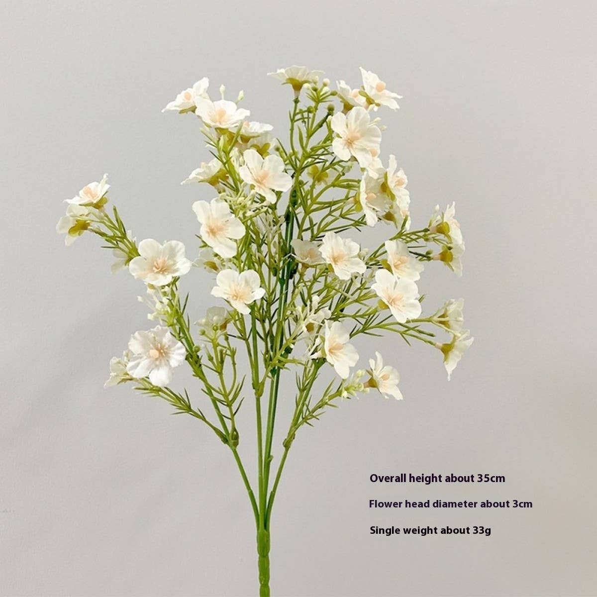 Colorful Gypsophila Spray with 6 Branches Faux