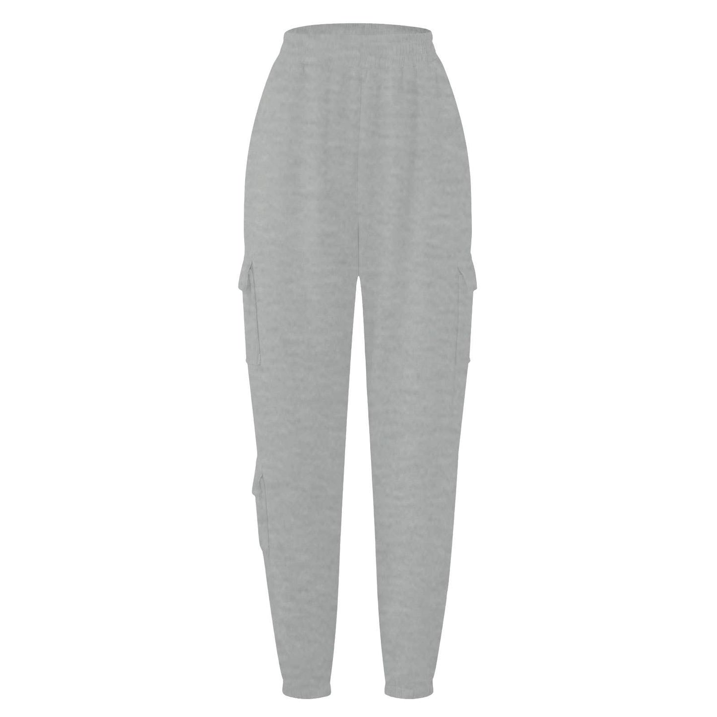 FLEECE AND THICK SOLID COLOR FASHION OVERALLS