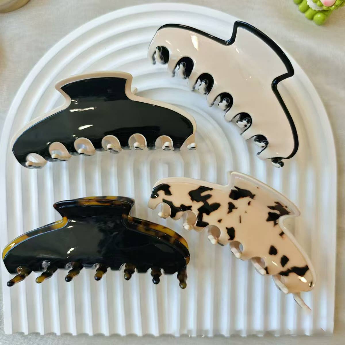 Vintage Hair Claw - Elegant High Ponytail Clip