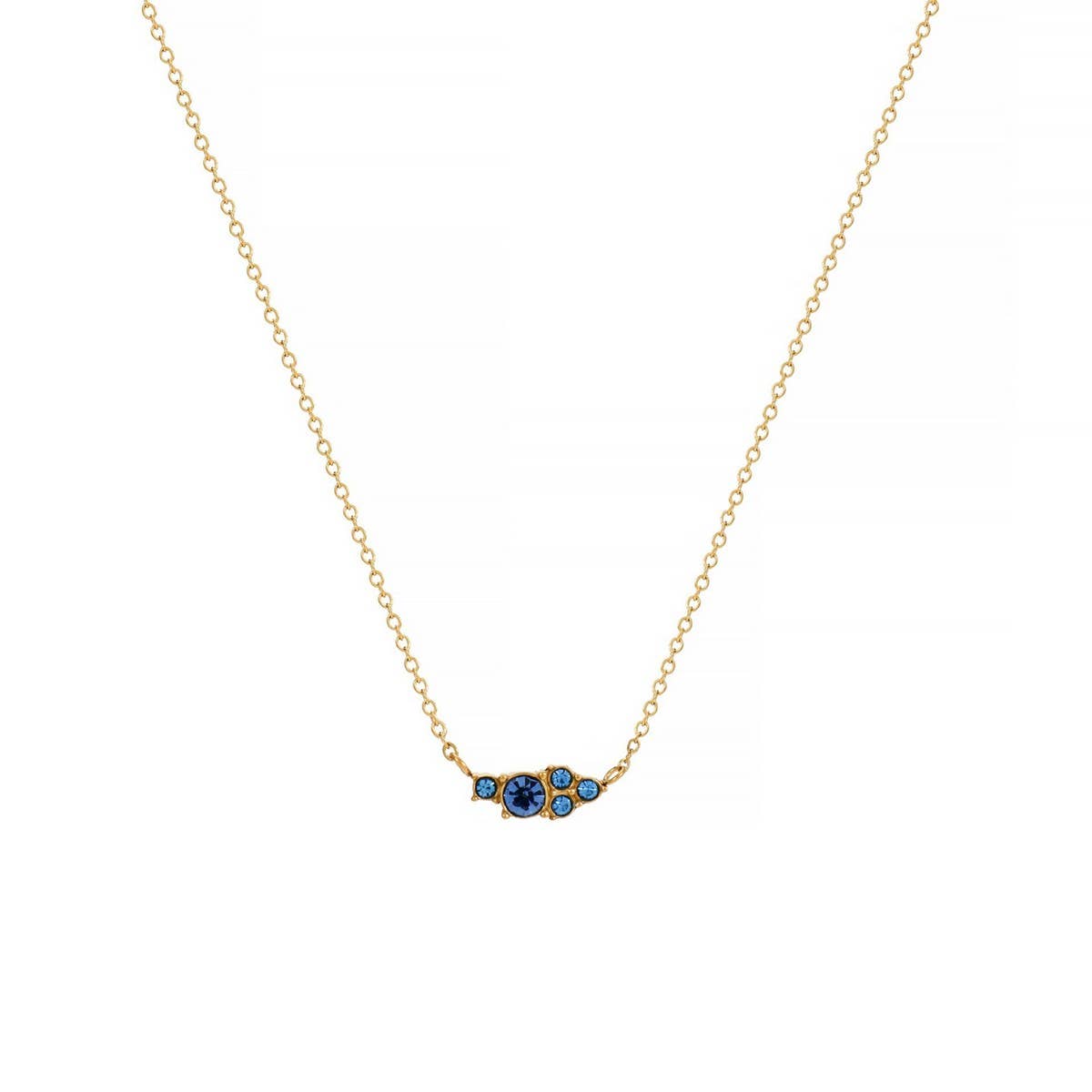 Classic Simple Colorful Birthstone Necklace
