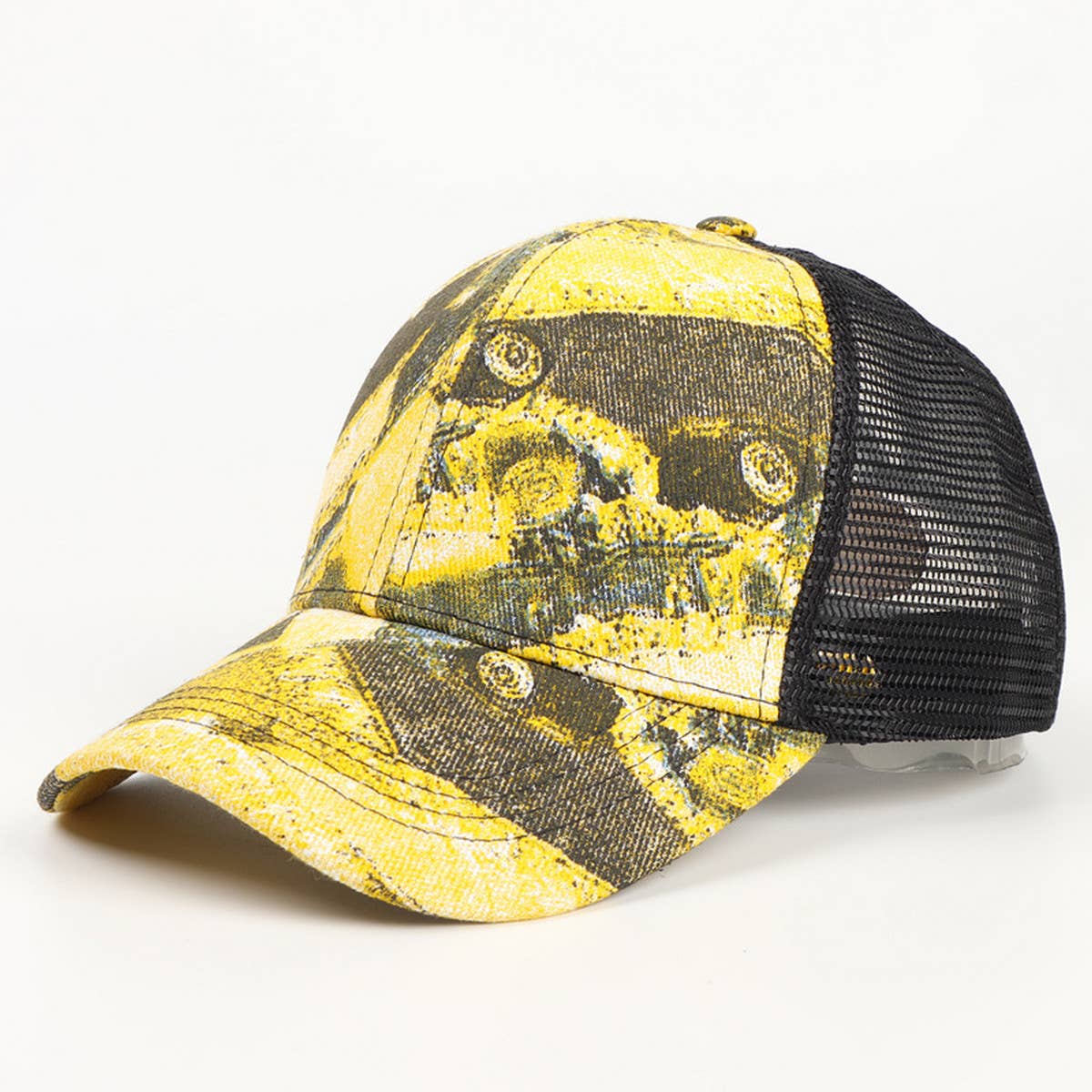 OUTDOOR CAMOUFLAGE GRAFFITI TIE-DYE BASEBALL CAP_CWAH1147