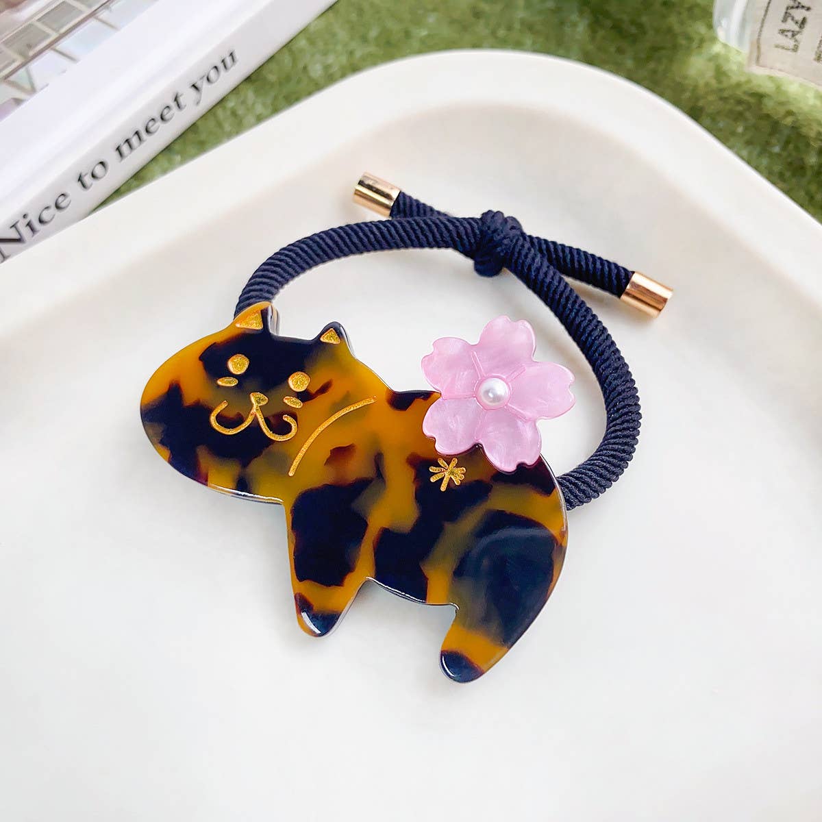 SWEET AND CUTE CAT HAIR ROPE_CWAHA0810