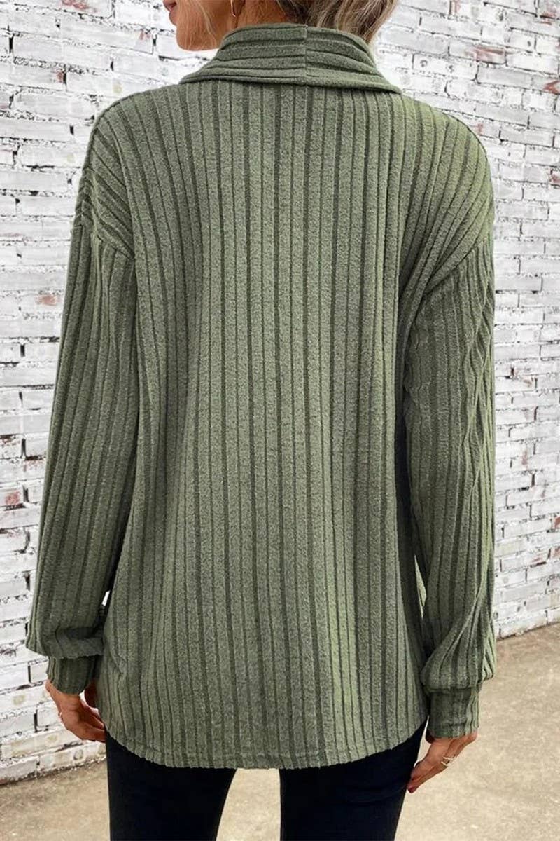 CWOCAL00791_LONG-SLEEVED SOLID COLOR LOOSE CARDIGAN JACKET