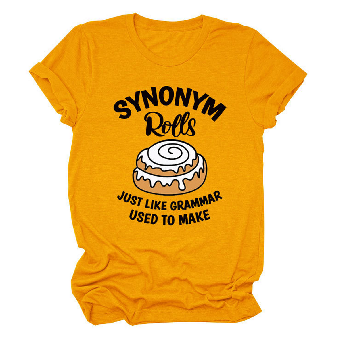 Loose Fit Women¡¯s T-Shirt with Cute Graphic