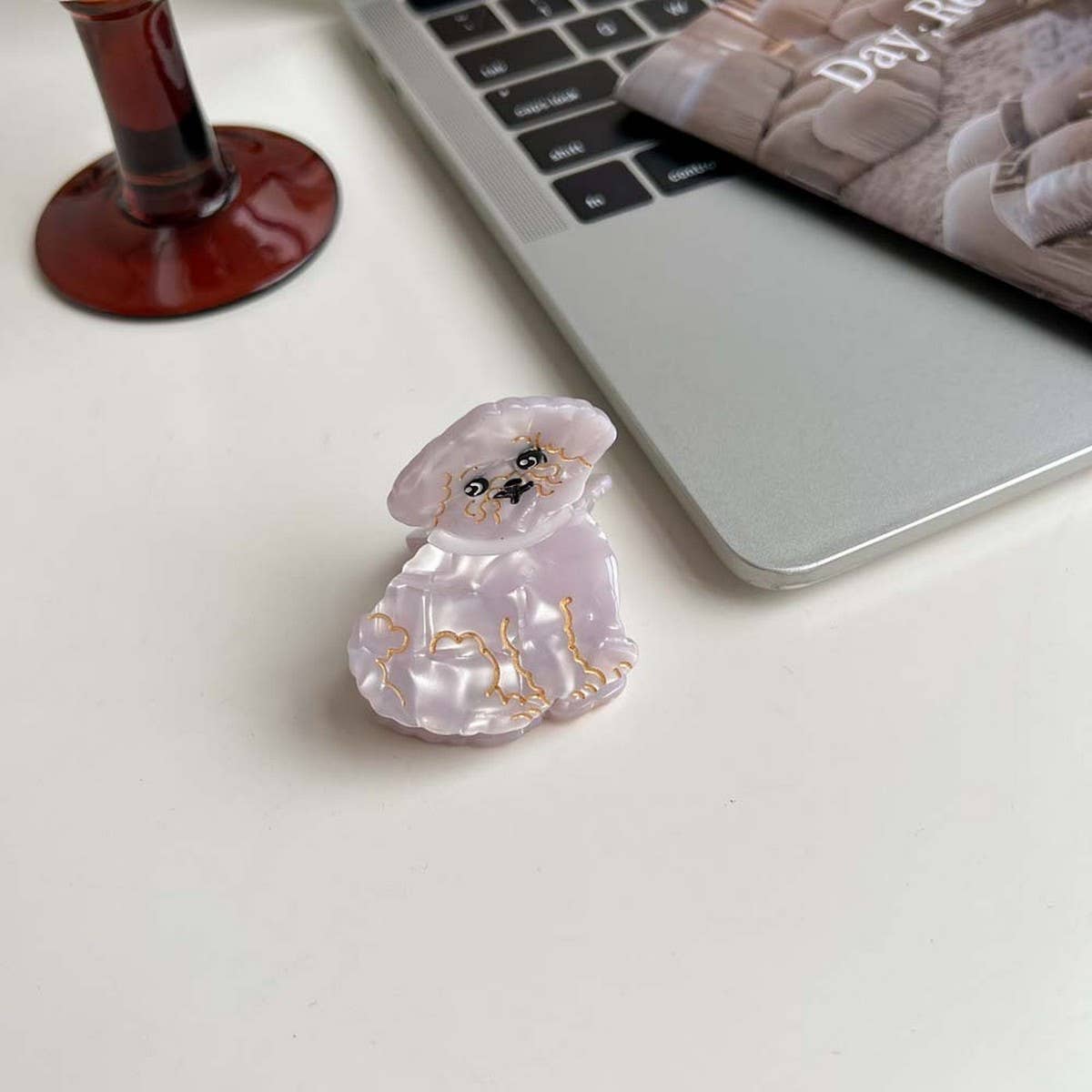 Cartoon Dog Acetate Hair Claw Clip for Girls_CWAHA5780