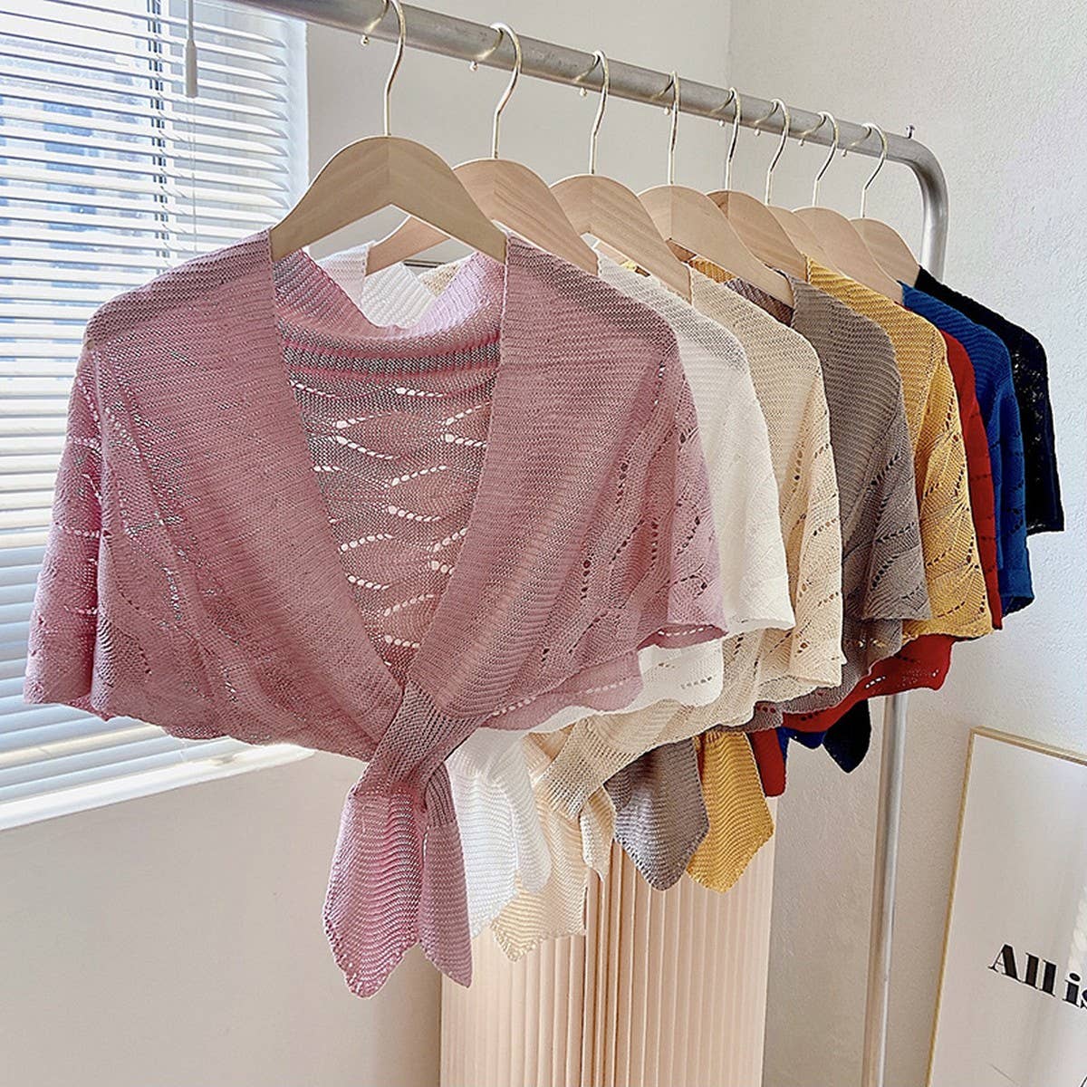 CWASC03115_KNIT MERMAID SHAWL CAPE SUN PROTECTION SCARF