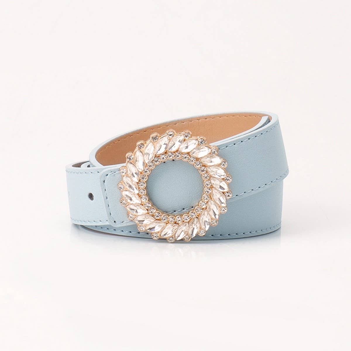 CLASSIC RHINESTONE BUCKLE BELTS FOR WOMEN_CWABE0390