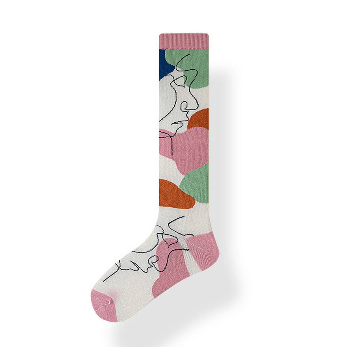 CWMS02747_CUTE JAPANESE STYLE LONG SOCKS WOMEN STREETWEAR