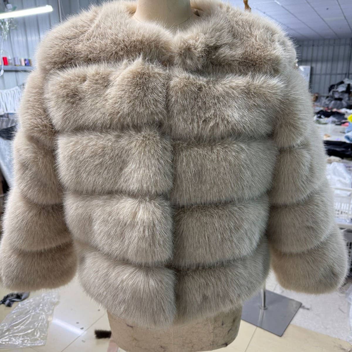 Fluffy Faux Fox Fur Jacket for Women