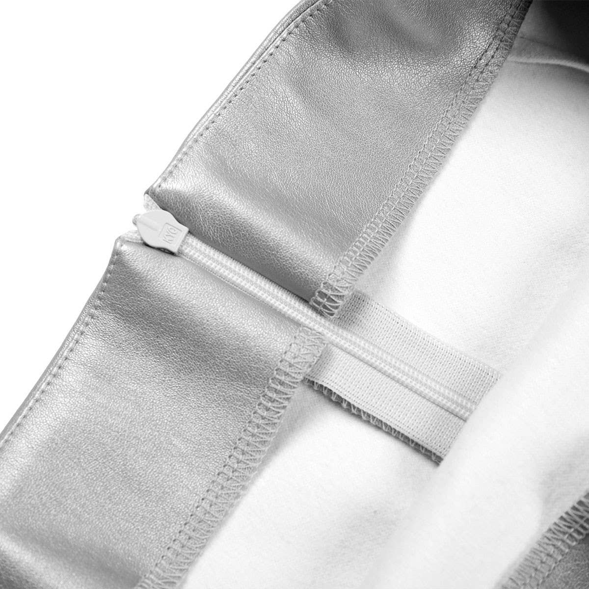 PU SLIT LEATHER SKIRT SEXY HIGH WAIST ZIPPER SKIRT_CWBSS0383