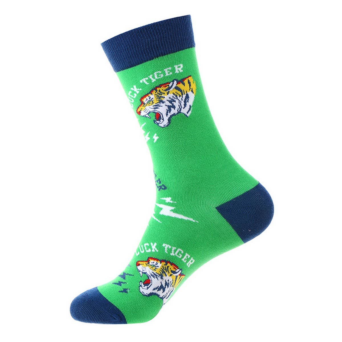 CASUAL GEOMETRIC MID-CALF SOCKS_CWMS1004