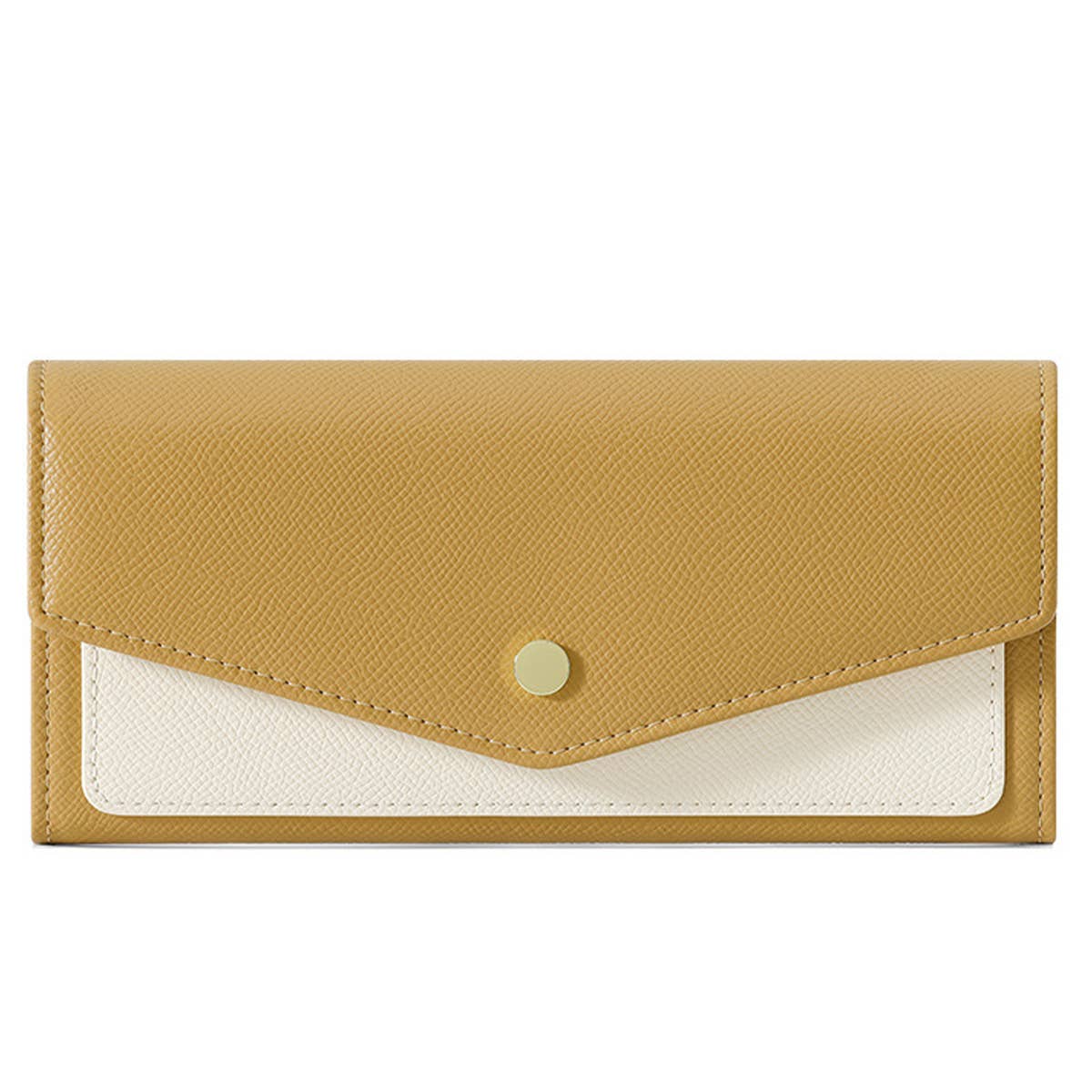 COLOR BLOCKING MINIMALIST LARGE CAPACITY WALLET_CWAB1609