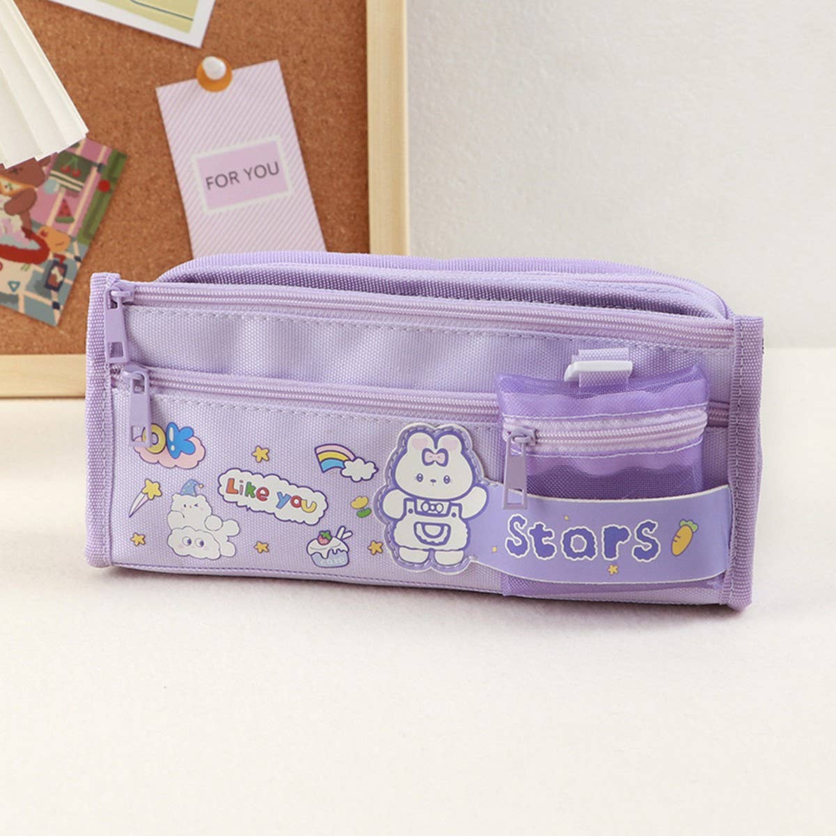 CUTE CARTOON HIGH-VALUE PENCIL POUCH_CWAB2807
