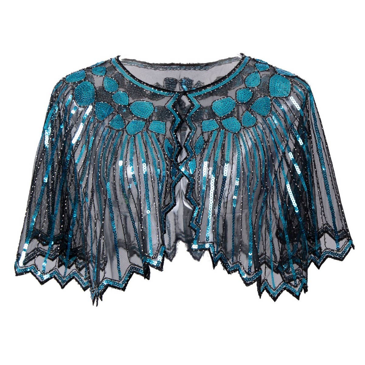 Lace Sequin Shawl ? Evening Party Dress Cover