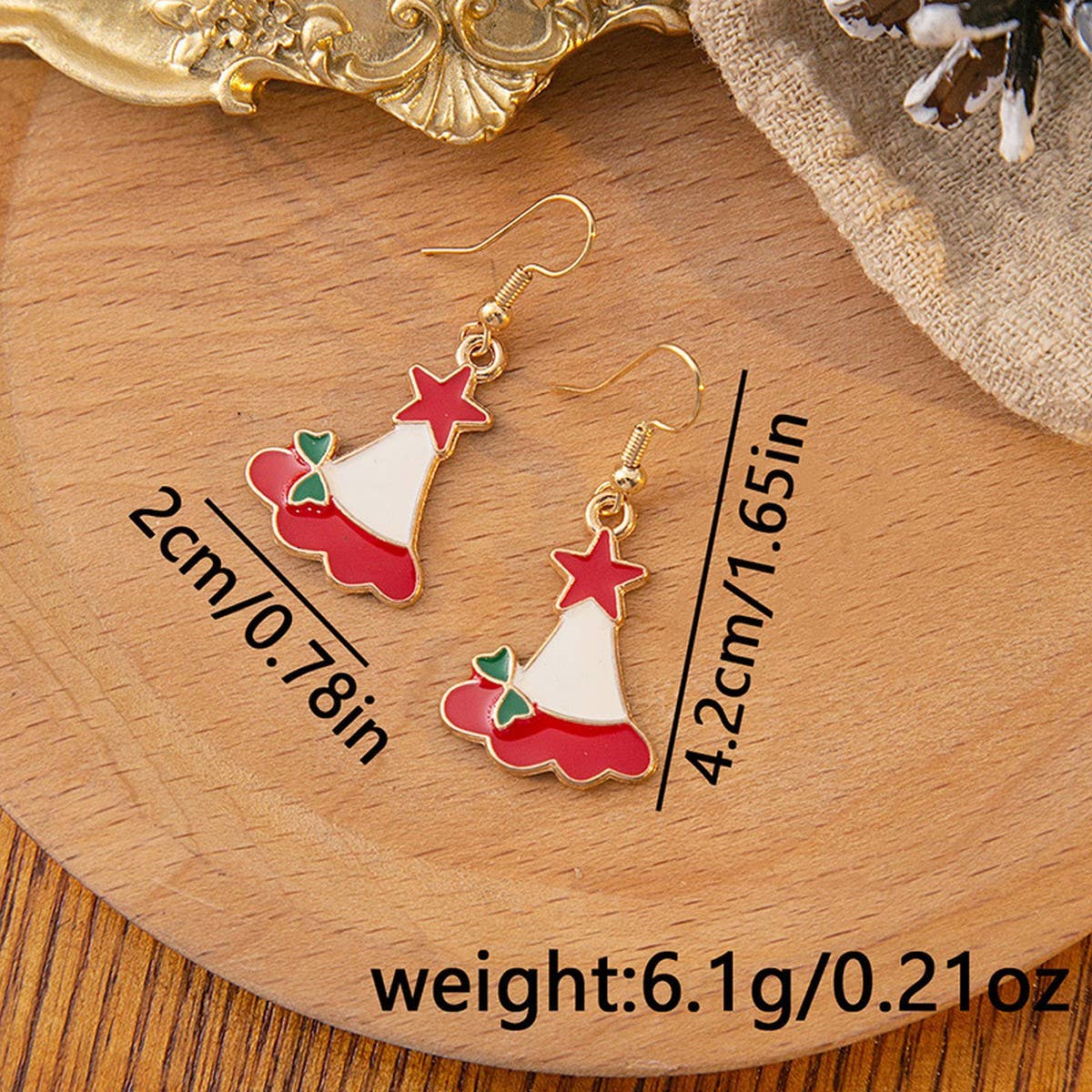 CHRISTMAS ELEMENT VERSATILE EARRINGS