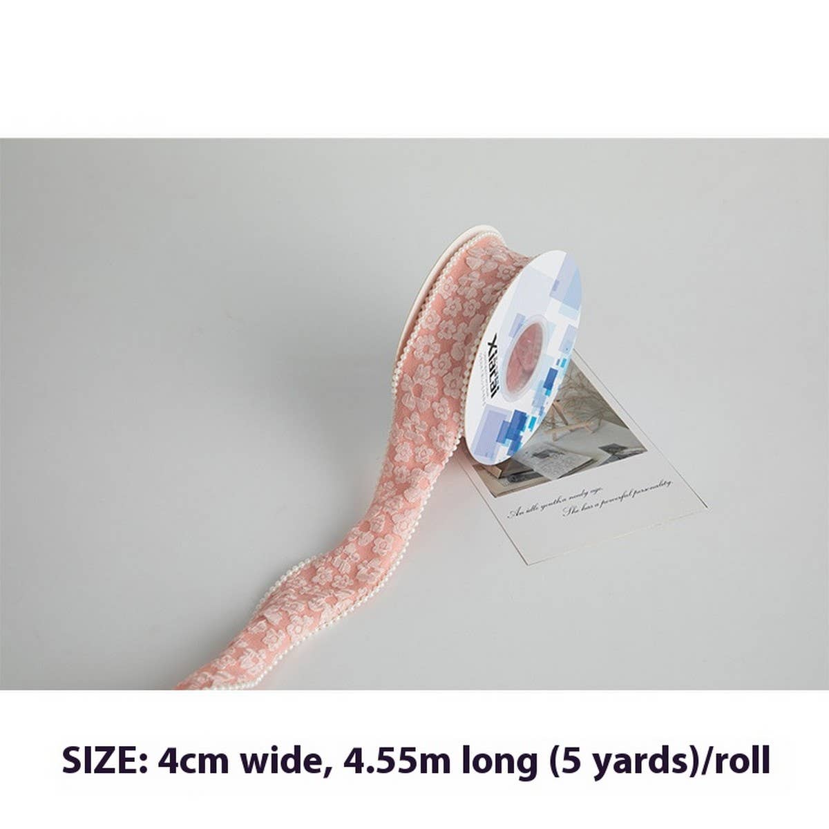 DIY FLORAL RIBBON WITH THREE-DIMENSIONAL PATTERN