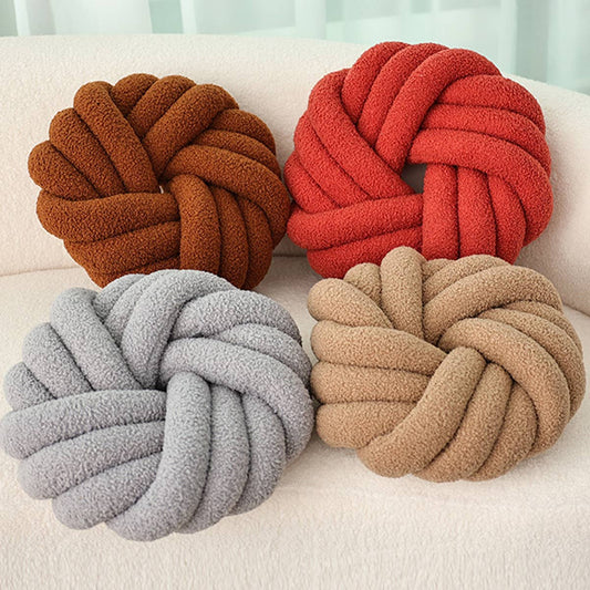 HANDMADE WOVEN LAMB PILLOW CUSHION