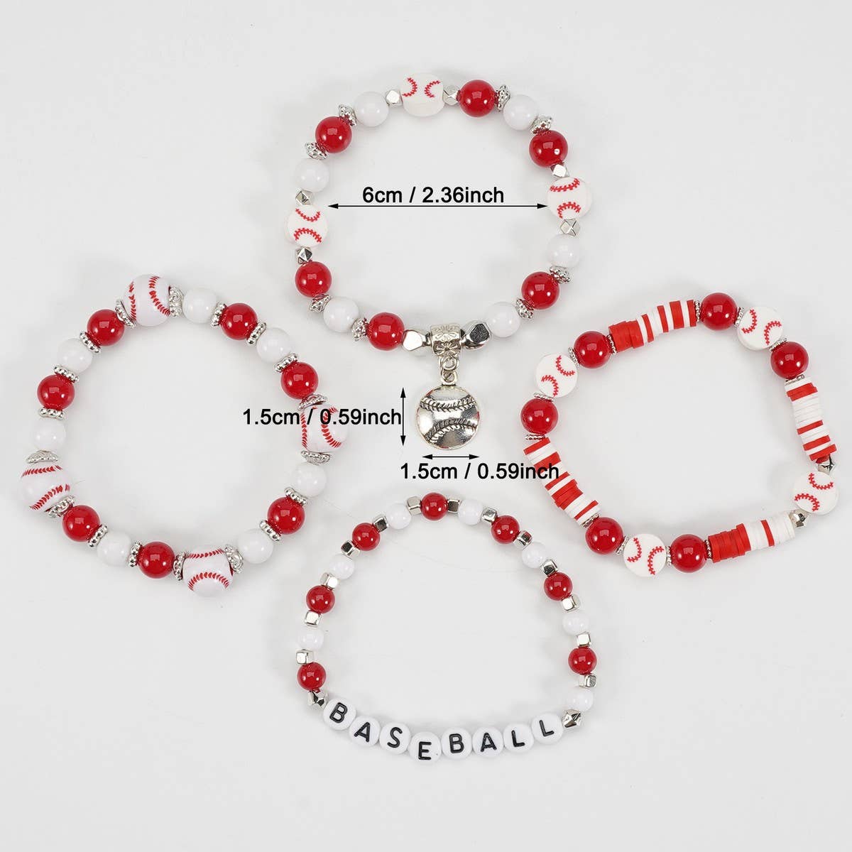 CWMM10450_SPORTS CHARM BRACELET SET BASKETBALL FOOTBALL