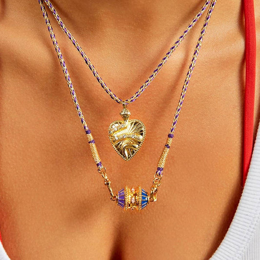 CREATIVE DOPAMINE TWIST IRREGULAR NECKLACE