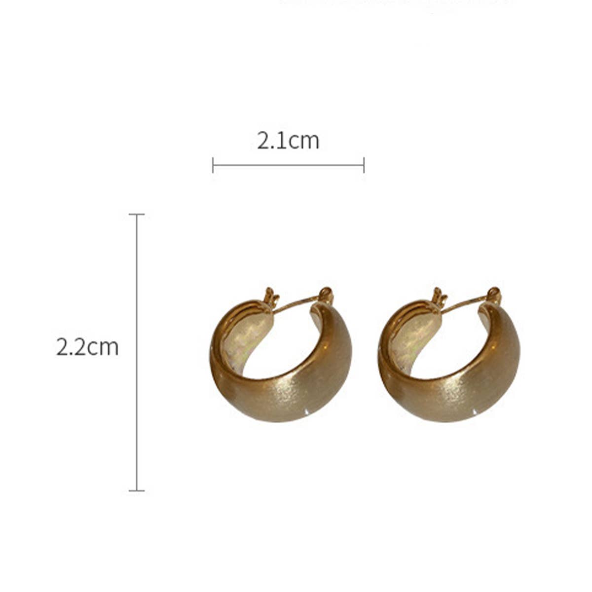 ROUND FASHION COOL STYLE EARRINGS