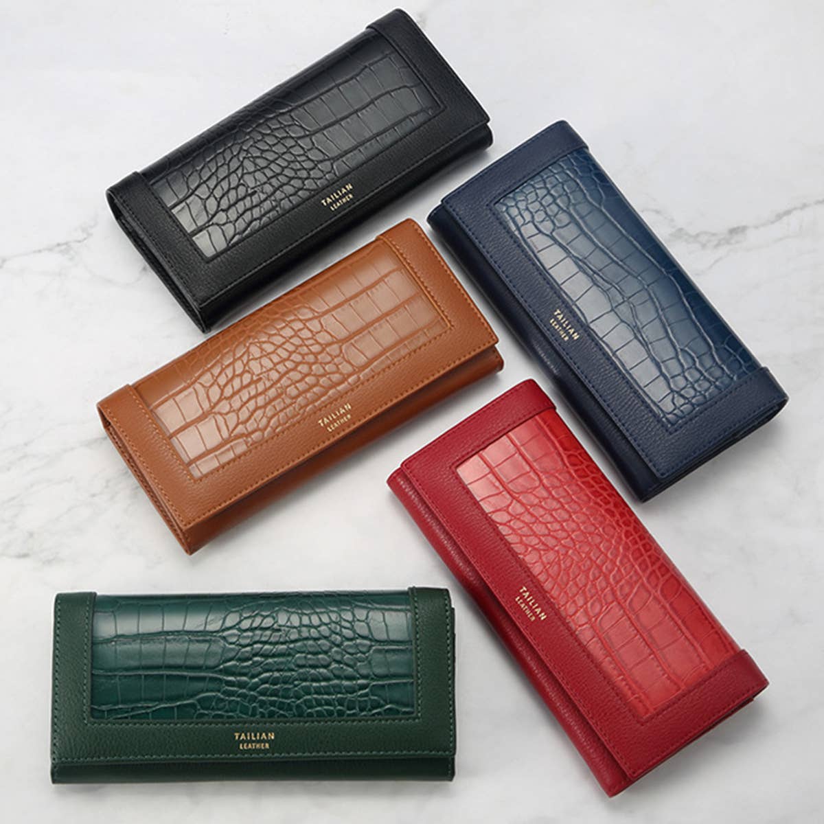 CLASSIC CROCODILE PATTERN MULTIFUNCTIONAL WALLET_CWAB1649
