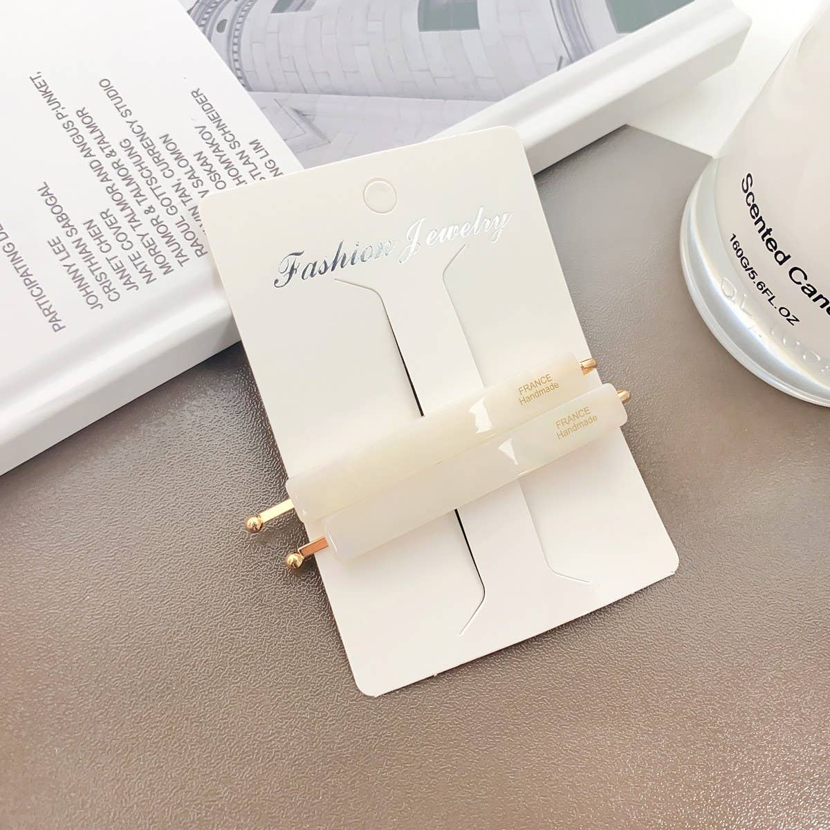 Acetate Side Bang Clip,French Minimalist Hair Pin_CWAHA2087