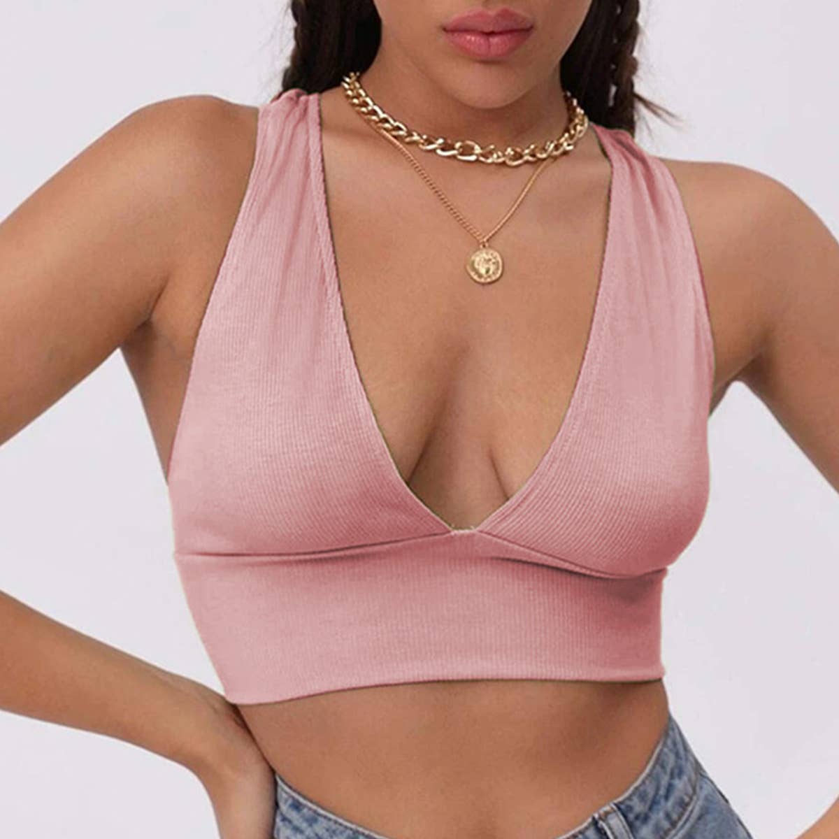 Women Sexy Sports Bra Crop Top with High Stretch