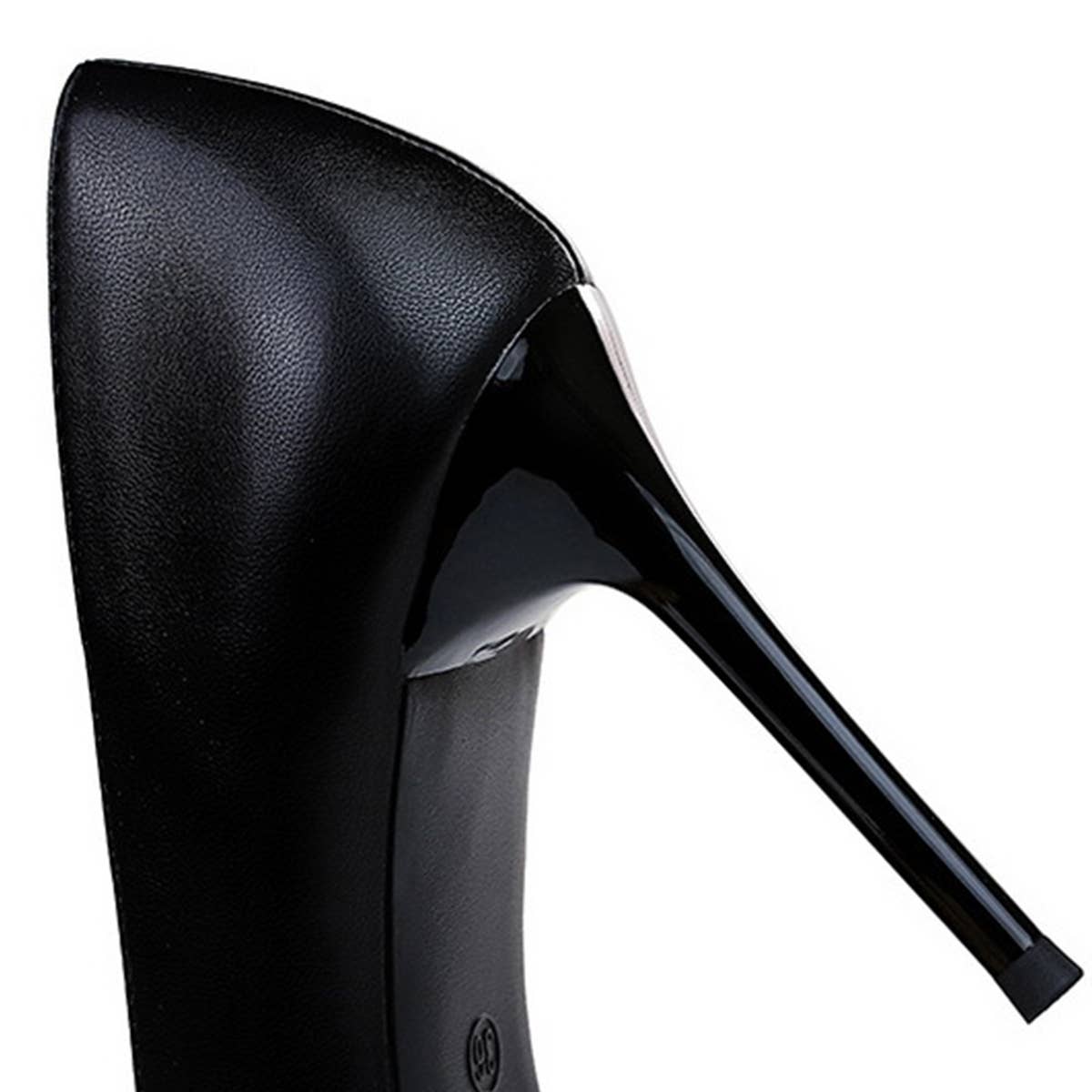 COLOR BLOCK POINTED TOE PEARL BOW HIGH HEELS