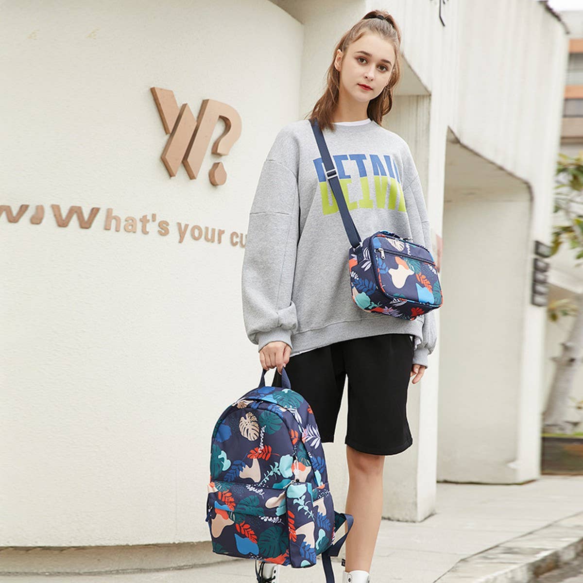 Trendy 3-Piece Backpacks for School & Travel Use_CWAB5509