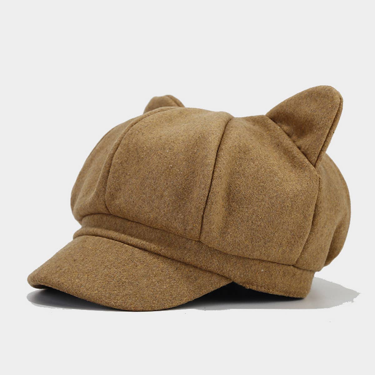 CWAH3162_RETRO CUTE CAT EAR BERET