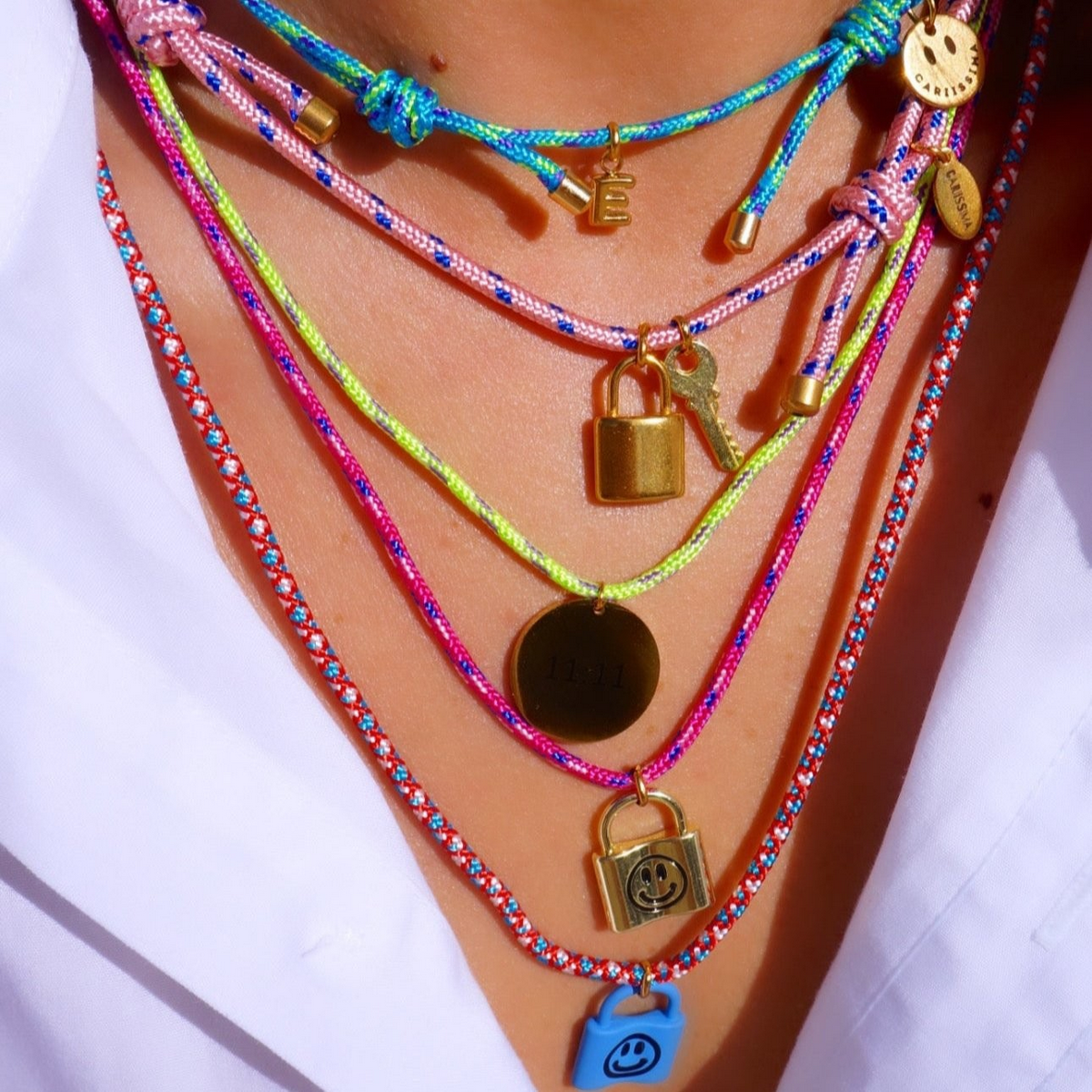 18K Gold Mushroom Necklace ??Zircon Inlaid Charm_CWAJE4972