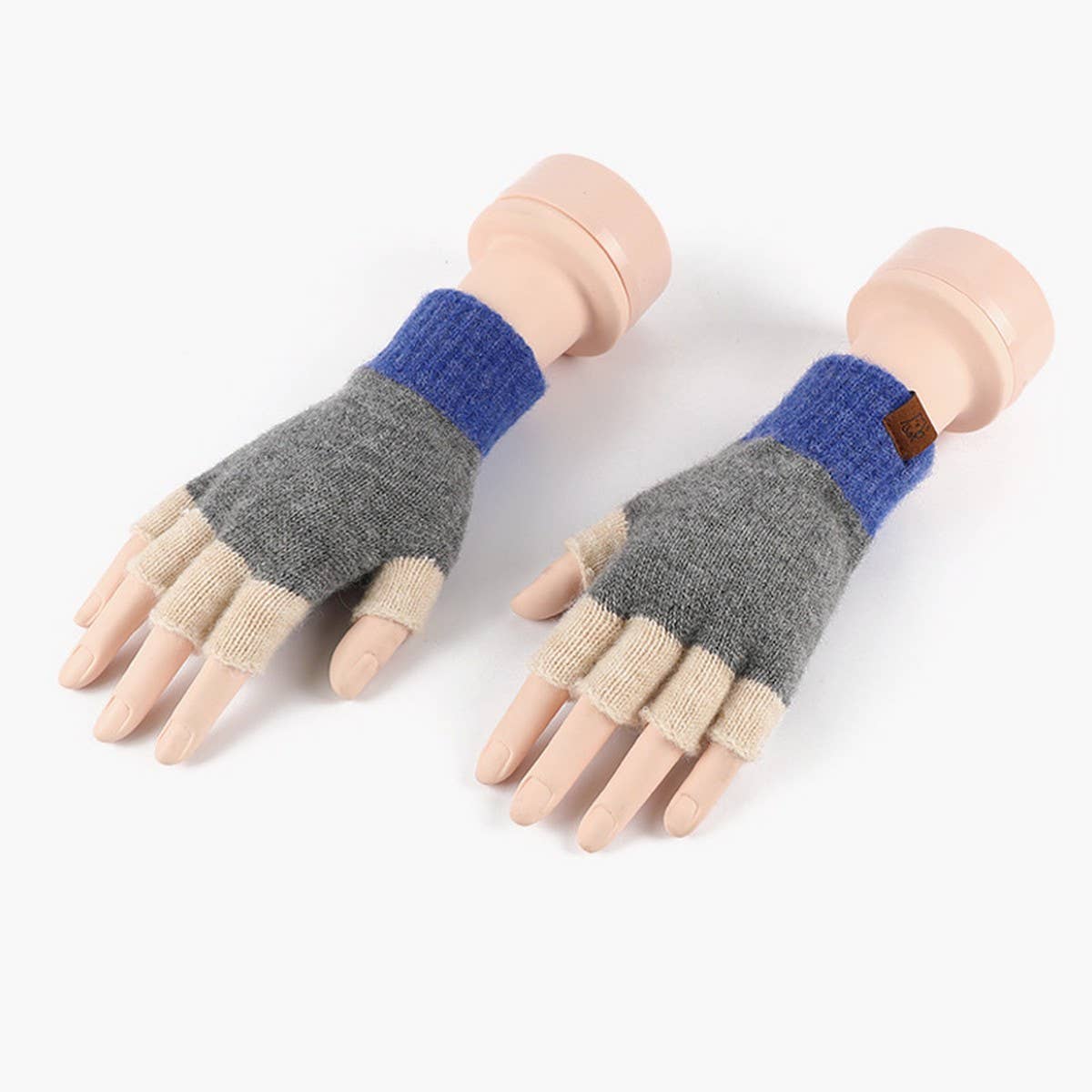 WINTER FINGERLESS KNITTED WARM TOUCHSCREEN GLOVES
