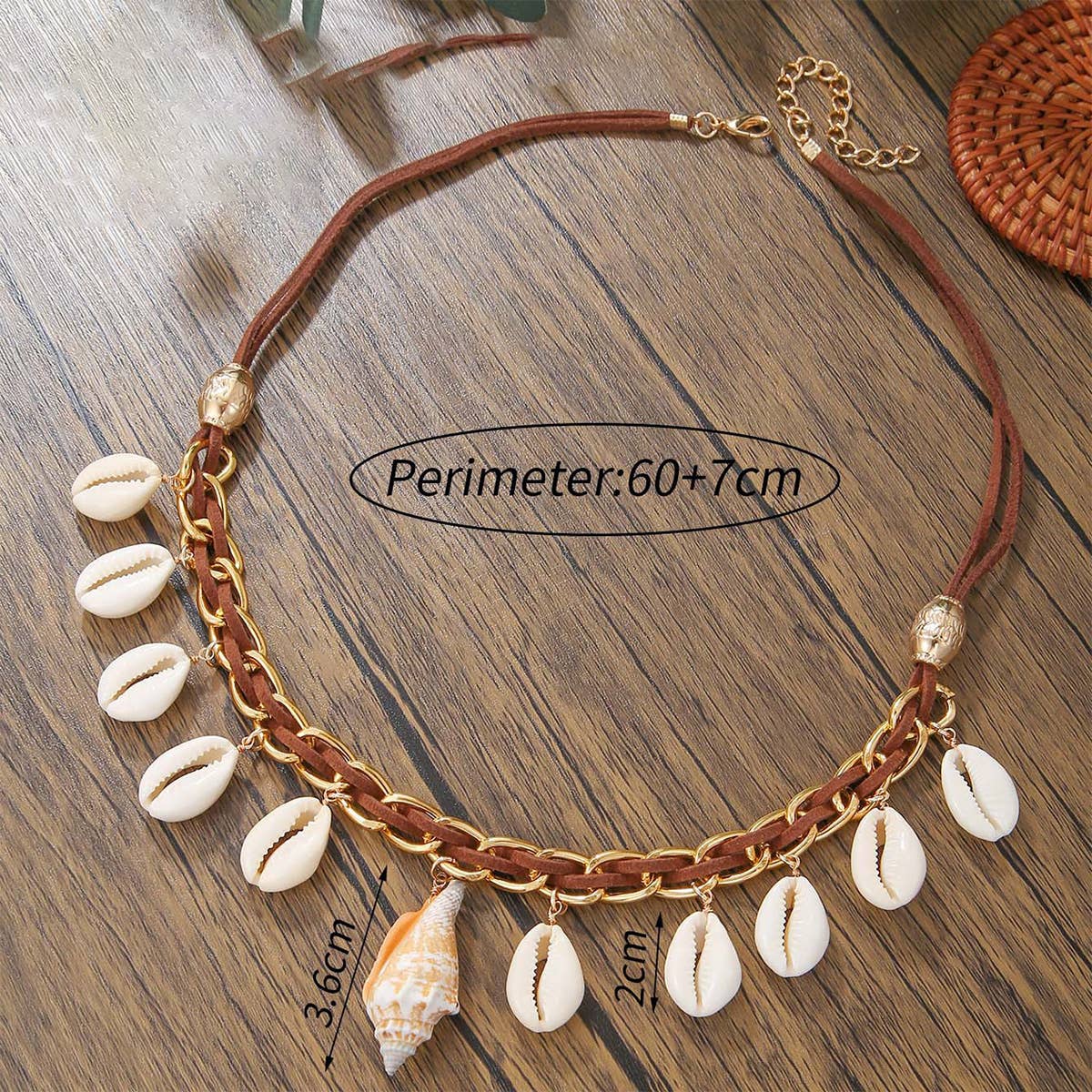 BOHEMIAN CASUAL SHELL PENDANT NECKLACE_CWAJE1558
