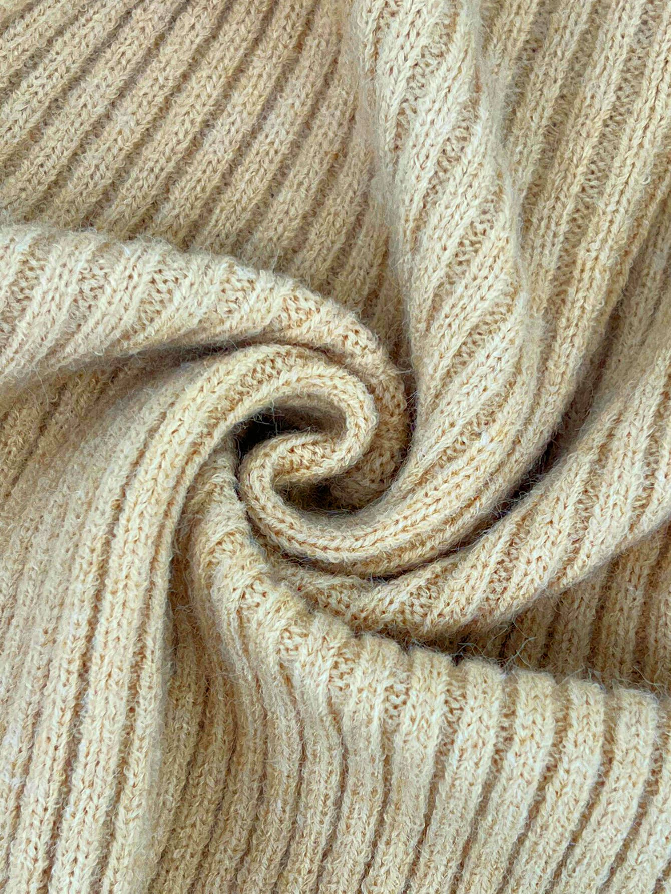 SENIOR SENSE TOP KNITWEAR SOLID COLOR ALL MATCH