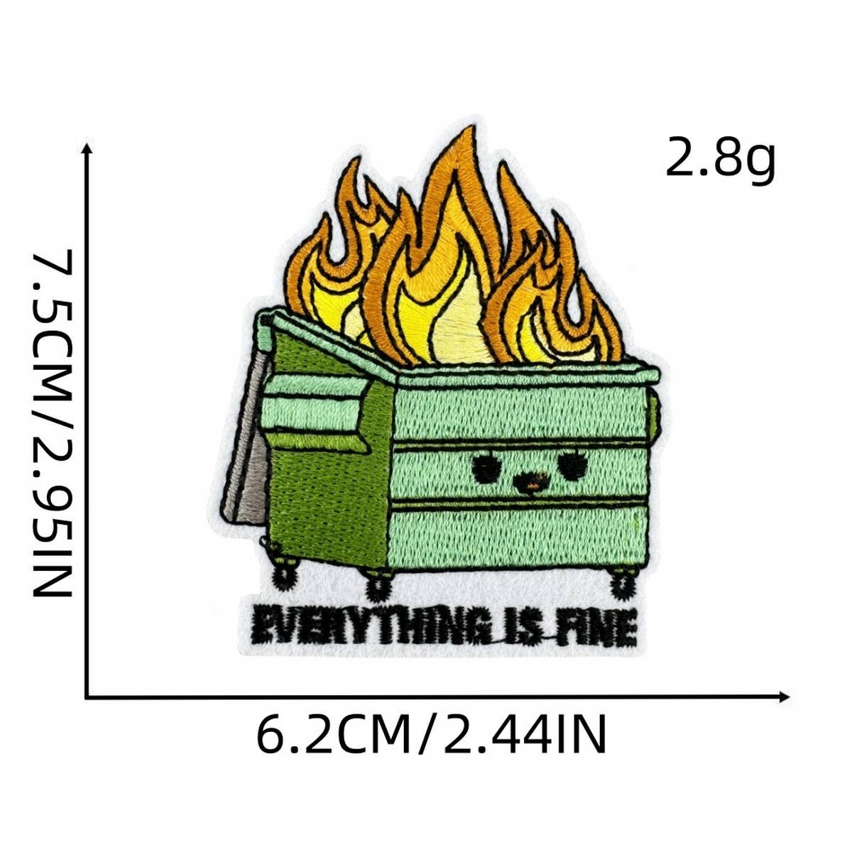 CARTOON CREATIVE BADGE EMBROIDERY PATCH_CWMM4068