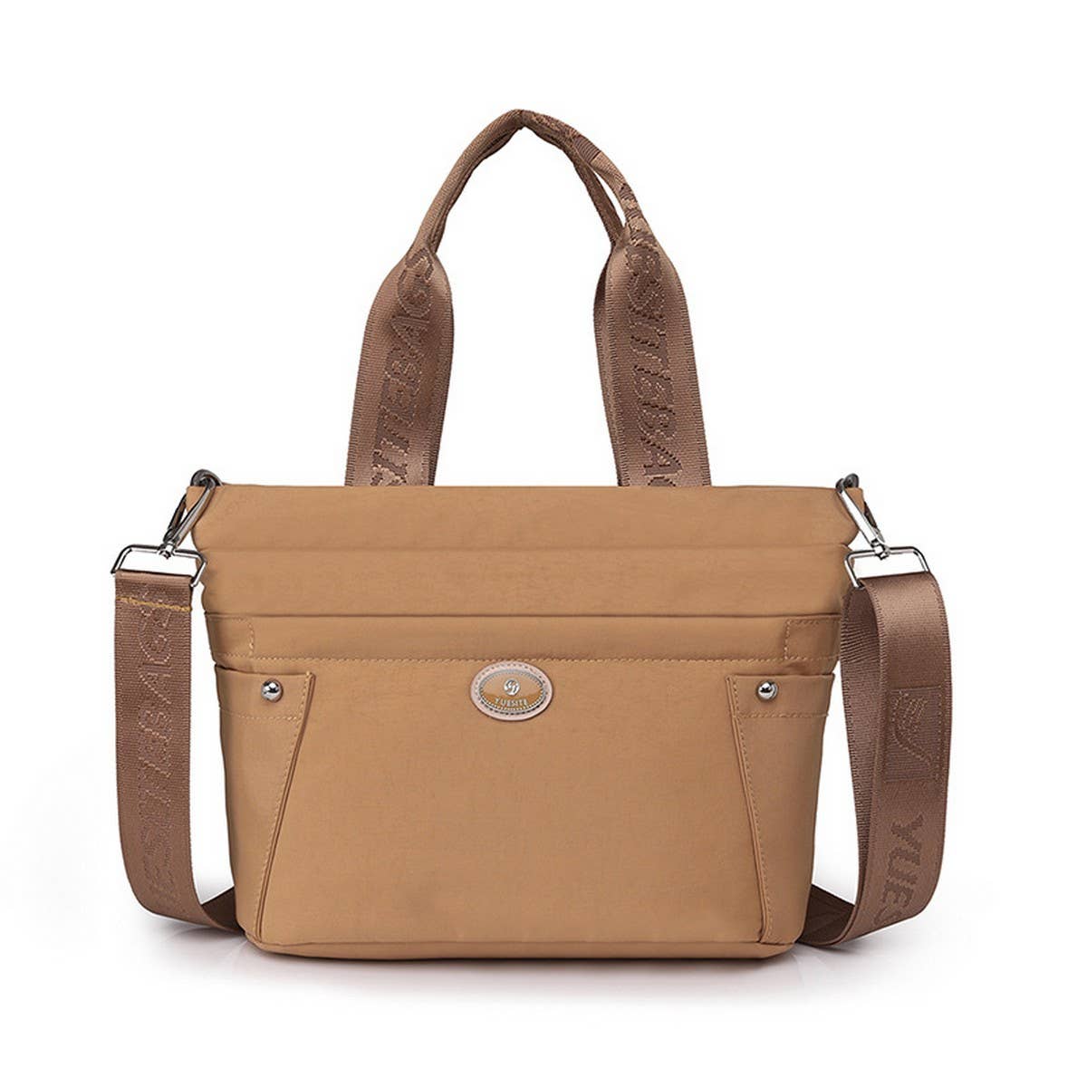 NYLON FABRIC MULTIPOCKET SHOULDER AND CROSSBODY BAG_CWAB3513