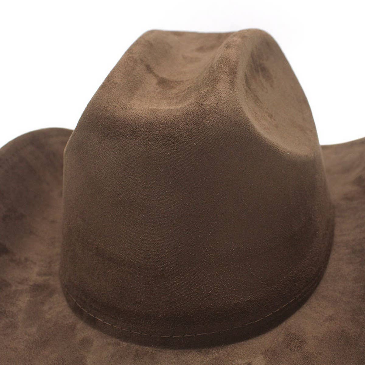Faux Suede Felt Cowboy Hat Men's Classic Fedora_CWAH2510